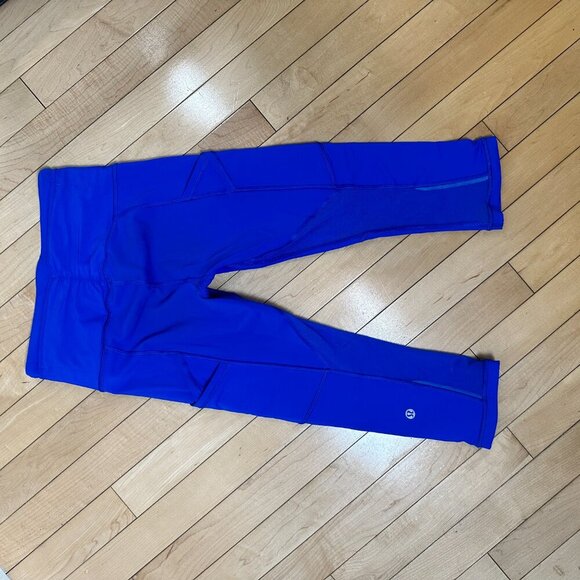 LULULEMON Cropped Running Tights Leggings with Pockets - size 2 - Picture 4 of 8